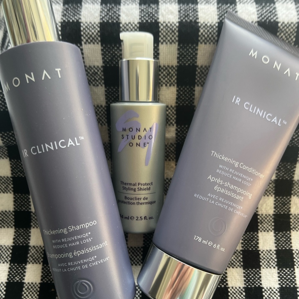 MONAT IR Clinical Shampoo & Conditioner Bundle w/ Thermal Protect Styling Shield